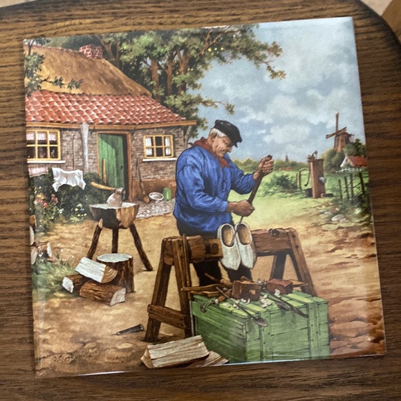 Four ceramic tile wall hanging from Holland - Picture 5 of 8